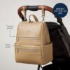 Itzy Ritzy Eras Backpack convertible diaper bag Chai Latte product photo 4 Itzy Ritzy Eras Backpack convertible diaper bag Chai Latte product photo 4
