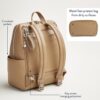 Itzy Ritzy Eras Backpack convertible diaper bag Chai Latte product photo 6 Itzy Ritzy Eras Backpack convertible diaper bag Chai Latte product photo 6