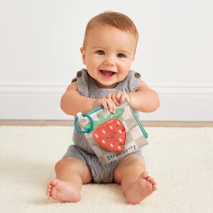 Itzy Ritzy Itzy Learn and Snuggle gift set with bunny lovey and strawberry crinkle book