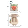 Itzy Ritzy Itzy Learn and Snuggle gift set with bunny lovey and strawberry crinkle book Itzy Ritzy Itzy Learn and Snuggle gift set with bunny lovey and strawberry crinkle book