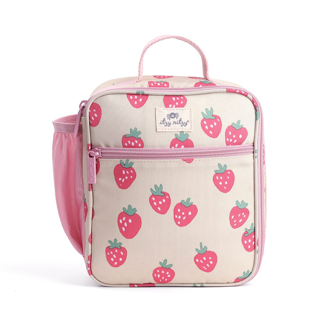 Itzy Ritzy Itzy Lunch Box insulated kids lunch bag Strawberries and Cream product photo 4 Itzy Ritzy Itzy Lunch Box insulated kids lunch bag Strawberries and Cream product photo 4