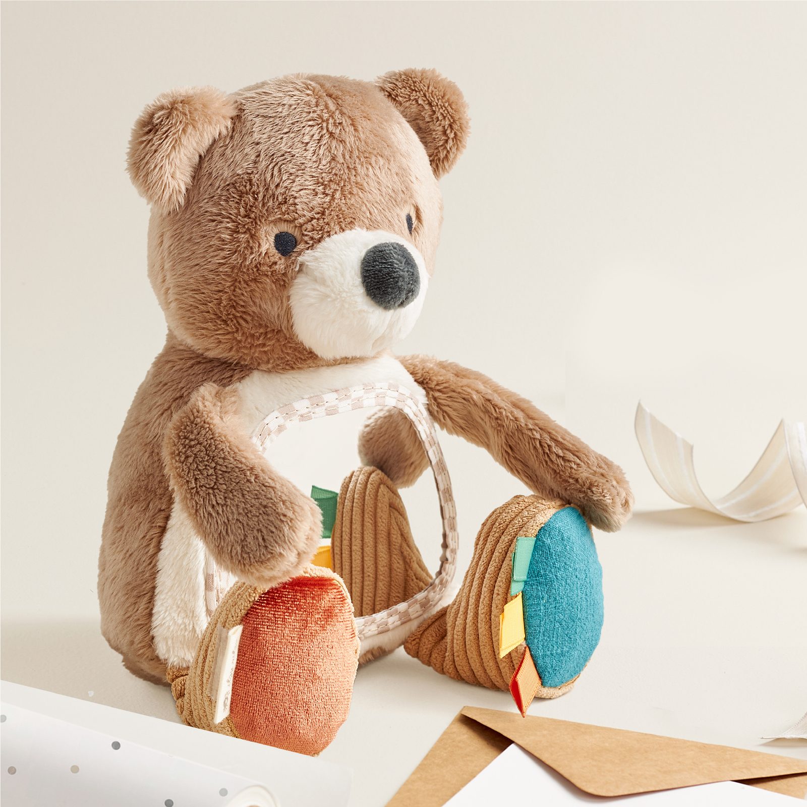 Itzy Ritzy Itzy Bitzy Mirror sensory tummy time mirror Bear product photo 2 Itzy Ritzy Itzy Bitzy Mirror sensory tummy time mirror Bear product photo 2