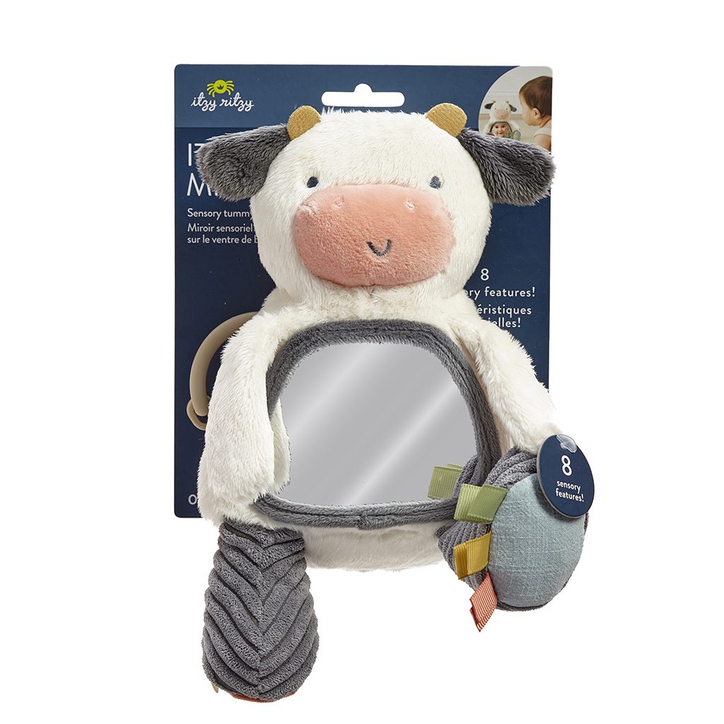 Itzy Ritzy Itzy Bitzy Mirror sensory tummy time mirror Cow product photo 7 Itzy Ritzy Itzy Bitzy Mirror sensory tummy time mirror Cow product photo 7
