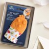 Itzy Ritzy Itzy Mitt Pop silicone teething mitt with poppers Carrot product photo 3 Itzy Ritzy Itzy Mitt Pop silicone teething mitt with poppers Carrot product photo 3