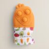 Itzy Ritzy Itzy Mitt Pop silicone teething mitt with poppers Carrot product photo 5 Itzy Ritzy Itzy Mitt Pop silicone teething mitt with poppers Carrot product photo 5