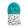 Itzy Ritzy Itzy Mitt Pop silicone teething mitt with poppers Icon Teal product photo 1 Itzy Ritzy Itzy Mitt Pop silicone teething mitt with poppers Icon Teal product photo 1