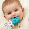 Itzy Ritzy Itzy Mitt Pop silicone teething mitt with poppers Icon Teal product photo 2 Itzy Ritzy Itzy Mitt Pop silicone teething mitt with poppers Icon Teal product photo 2