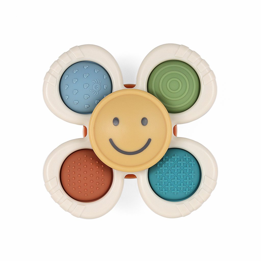 Itzy Ritzy Itzy Pop and Whirl suction cup fidget spinner Smile product photo 4 Itzy Ritzy Itzy Pop and Whirl suction cup fidget spinner Smile product photo 4