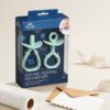 Itzy Ritzy Itzy Pre Feeding teether set with looped handles in green Itzy Ritzy Itzy Pre Feeding teether set with looped handles in green