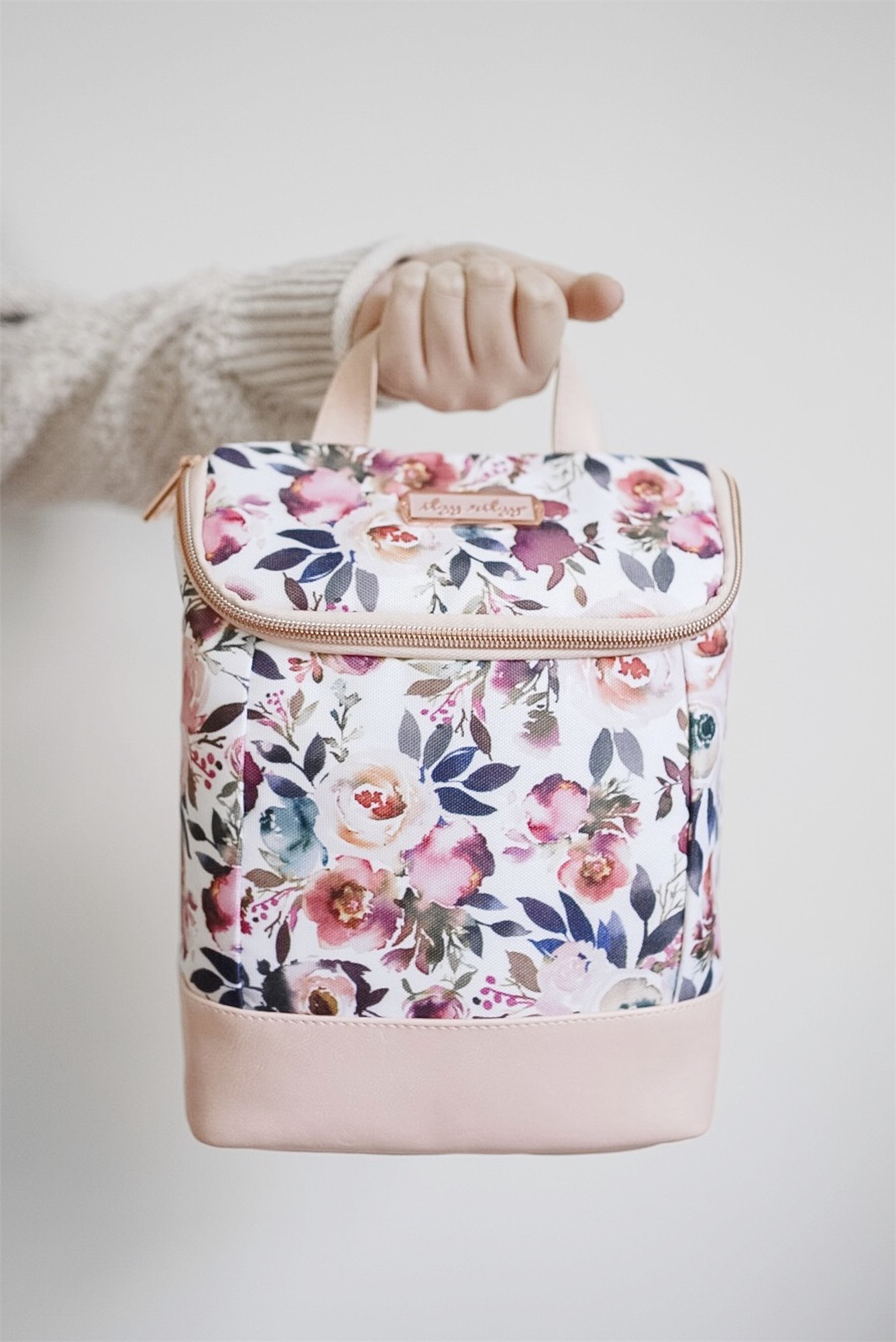 Chill Like A Boss Bottle Bag - Blush Floral