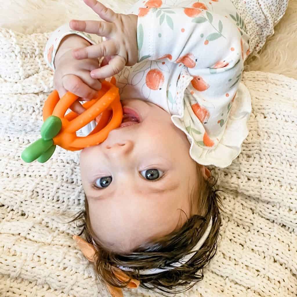 Itzy Ritzy Bitzy Biter Teething Ball & Training Toothbrush