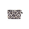 A black and white Itzy Ritzy Pack Like A Dream Packing Cubes - Set of 3 leopard print pouch with a zipper.