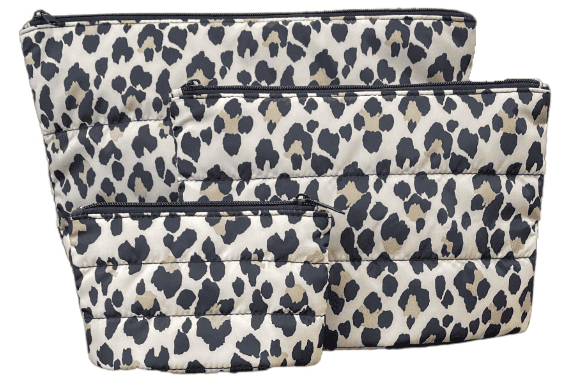 itzy-ritzy-dpc8387-pack-like-a-dream-packing-cubes-leopard Three Itzy Ritzy Pack Like A Dream Packing Cubes - Set of 3 on a white background.