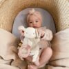 Bitzy Crinkle Sensory Crinkle Toy with Teether - Bunny