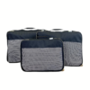 Pack Like A Boss - Large Packing Cubes 3pc Set - Black With Gold Pack Like A Boss - Large Packing Cubes 3pc Set - Black With Gold