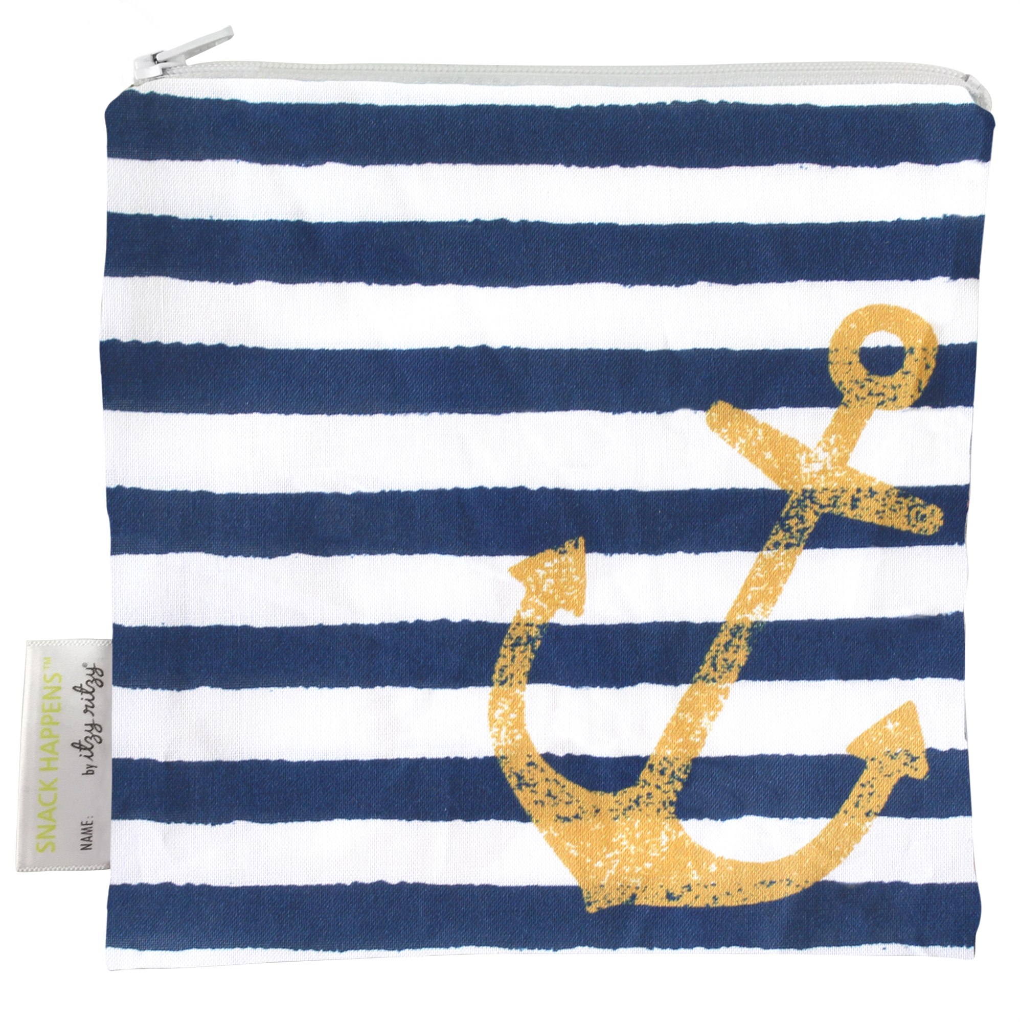Snack Happens - Reusable Snack & Everything Bag - Anchor Down Snack Happens - Reusable Snack & Everything Bag - Anchor Down