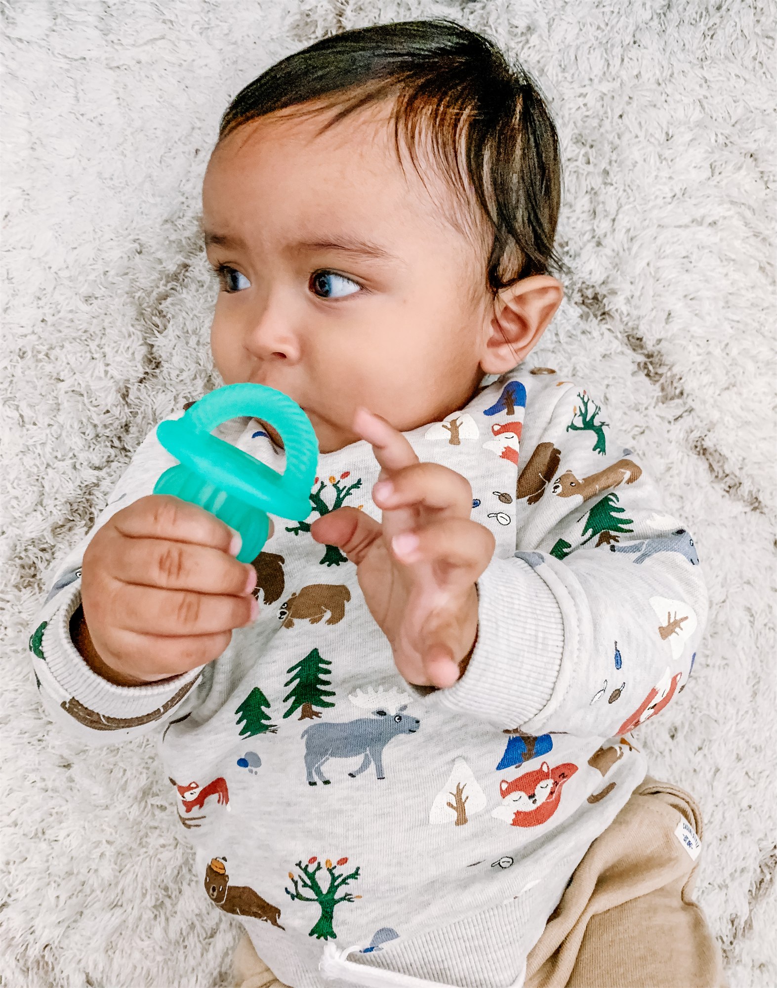 Teensy Teether - Soothing Silicone Teether - Cactus Teensy Teether - Soothing Silicone Teether - Cactus