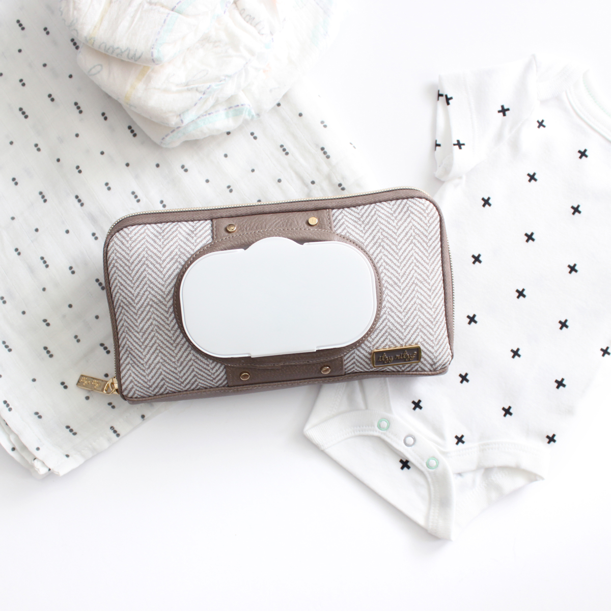 Wipes Case - Vanilla Latte Wipes Case - Vanilla Latte