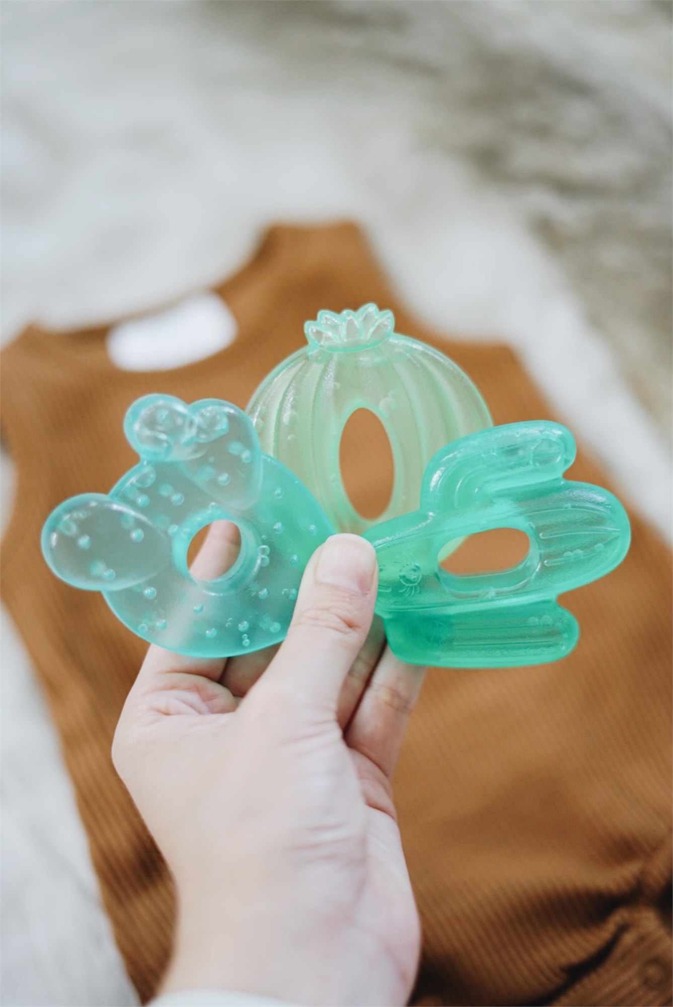 Cutie Coolers Water Filled Teethers - Cactus