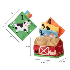 Itzy Ritzy Itzy Sensory Scarves farm barn put and take activity toy