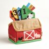 Itzy Ritzy Itzy Sensory Scarves farm barn put and take activity toy Itzy Ritzy Itzy Sensory Scarves farm barn put and take activity toy