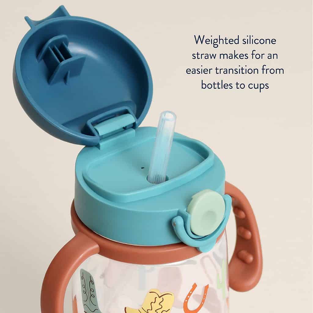 Itzy Ritzy Itzy Sips straw sippy cup in the Giddy Up pattern Itzy Ritzy Itzy Sips straw sippy cup in the Giddy Up pattern