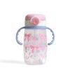 Itzy Ritzy Itzy Sips straw sippy cup in the Ribbons and Roses pattern Itzy Ritzy Itzy Sips straw sippy cup in the Ribbons and Roses pattern