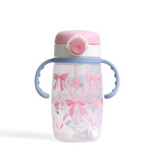 Itzy Ritzy Itzy Sips straw sippy cup in the Ribbons and Roses pattern
