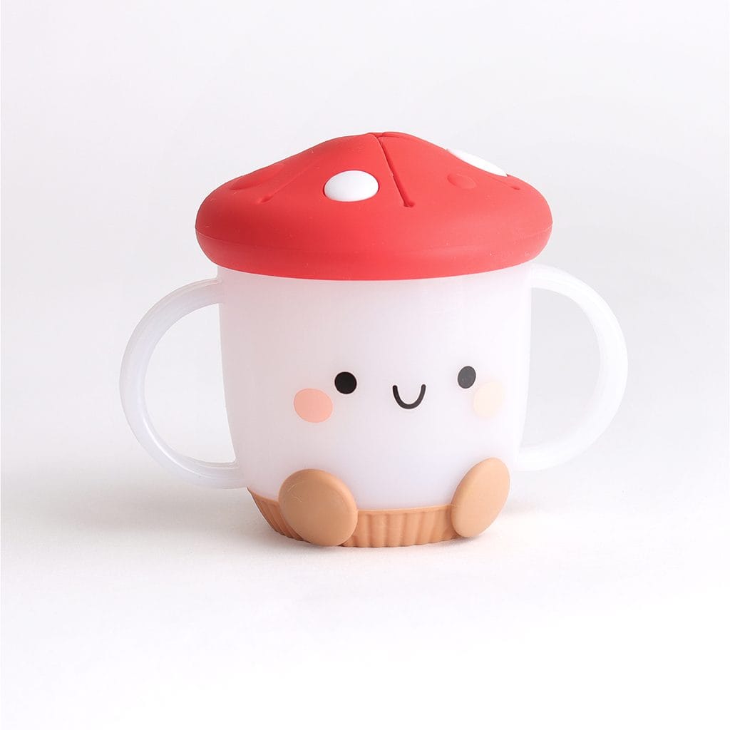 Itzy Ritzy Itzy Snack Cup toddler snack cup, Mushroom design