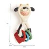 Itzy Ritzy Itzy Spinner sensory teething rattle in the Cow design Itzy Ritzy Itzy Spinner sensory teething rattle in the Cow design