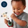 Itzy Ritzy Itzy Spinner sensory teething rattle in the Cow design Itzy Ritzy Itzy Spinner sensory teething rattle in the Cow design