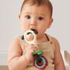 Itzy Ritzy Itzy Spinner sensory teething rattle in the Cow design Itzy Ritzy Itzy Spinner sensory teething rattle in the Cow design