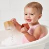 Itzy Ritzy Itzy Sprinkle stacking and nesting bath cups in Sage Rainbow Itzy Ritzy Itzy Sprinkle stacking and nesting bath cups in Sage Rainbow