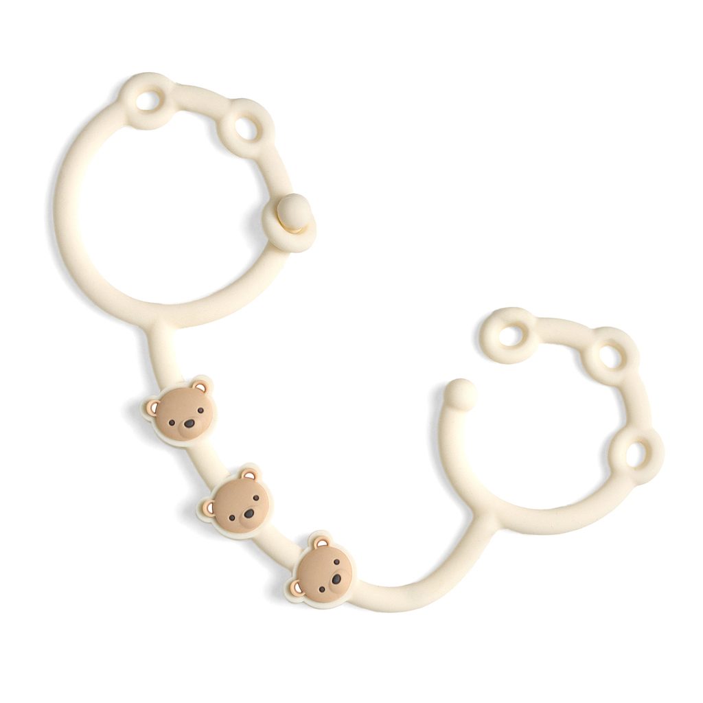 Itzy Ritzy Itzy Strap silicone toy and snack cup strap Bear product photo 6 Itzy Ritzy Itzy Strap silicone toy and snack cup strap Bear product photo 6