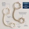 Itzy Ritzy Itzy Strap silicone toy and snack cup strap Toast and Buttercream product photo 4 Itzy Ritzy Itzy Strap silicone toy and snack cup strap Toast and Buttercream product photo 4