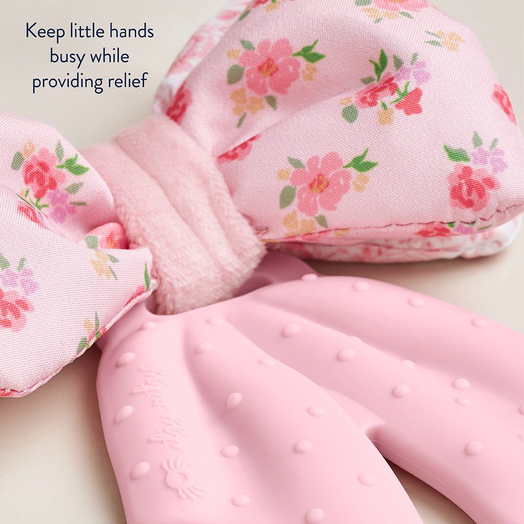 Itzy Ritzy Sweetie Crinkle silicone sensory teether Bow product photo 4