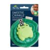 Itzy Ritzy Sweetie Crinkle silicone sensory teether Frog product photo 1