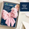 Itzy Ritzy Teensy Crinkle silicone sensory teether in the Bow design Itzy Ritzy Teensy Crinkle silicone sensory teether in the Bow design