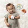Itzy Ritzy Itzy Teether gift set with teething mitt, popper teether and linking rings Itzy Ritzy Itzy Teether gift set with teething mitt, popper teether and linking rings