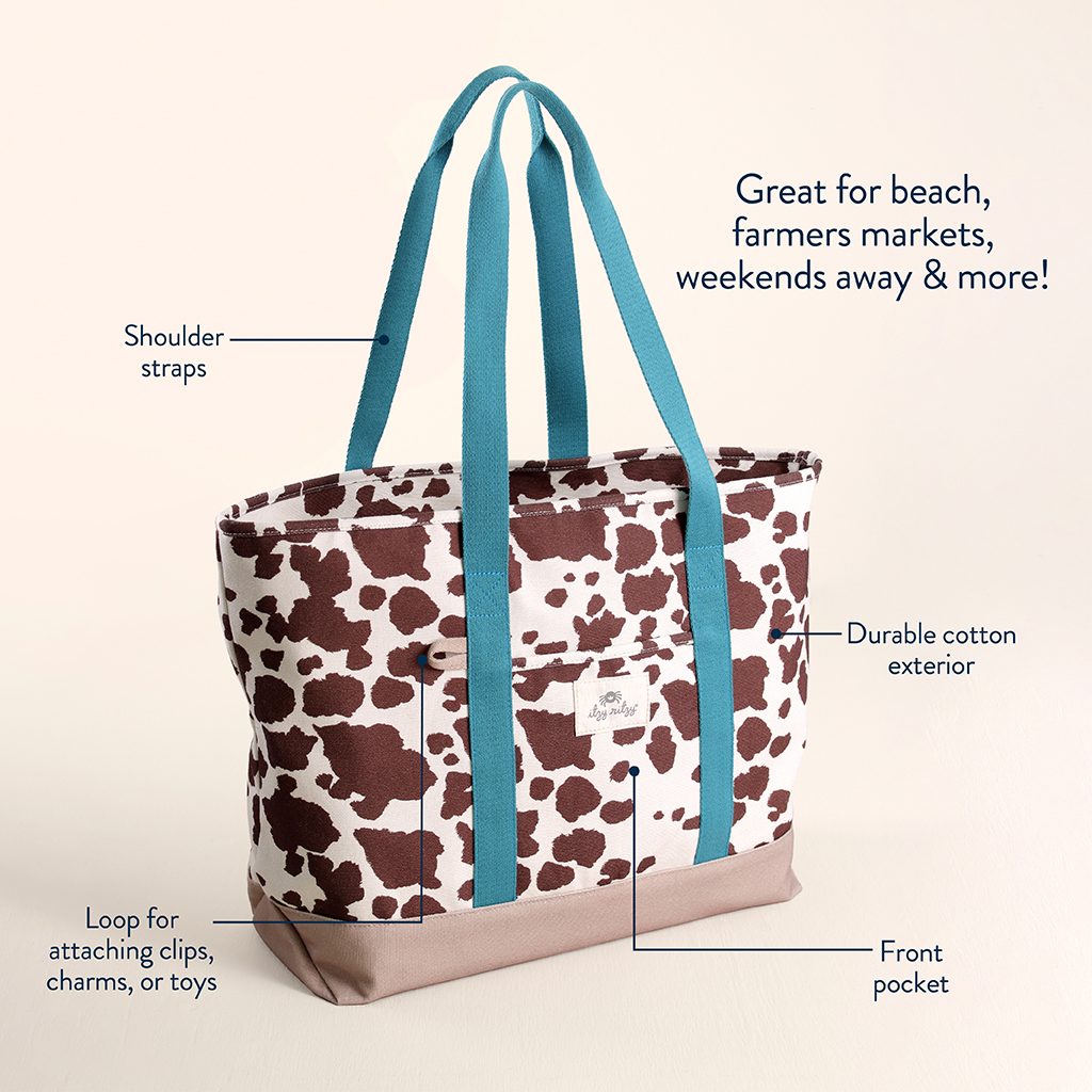 Itzy Ritzy Itzy Explorer large canvas tote bag Giddy Up product photo 4 Itzy Ritzy Itzy Explorer large canvas tote bag Giddy Up product photo 4