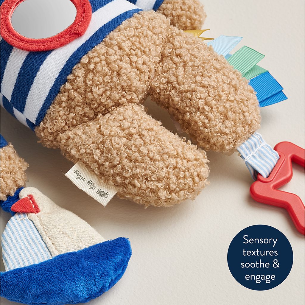 Itzy Ritzy Bitzy Traveler sensory travel toy Nautical Bear product photo 5 Itzy Ritzy Bitzy Traveler sensory travel toy Nautical Bear product photo 5