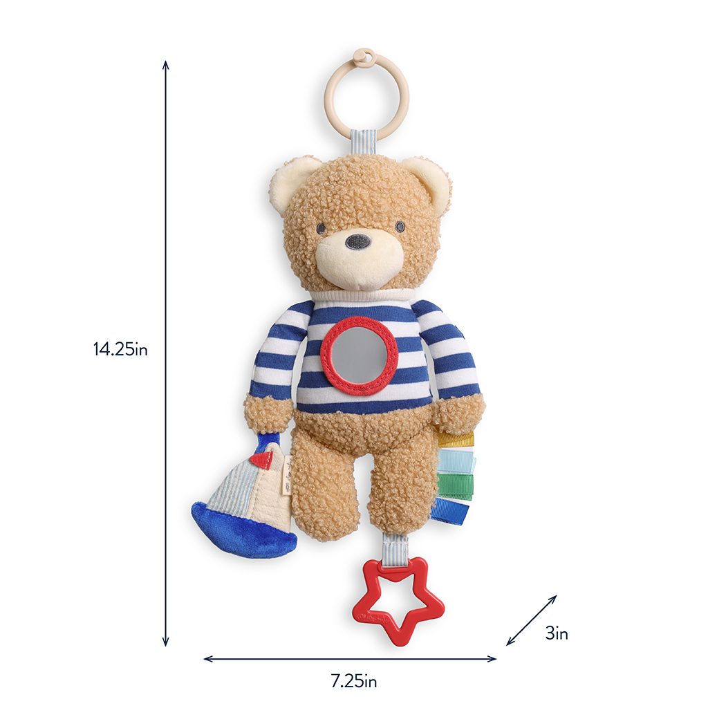 Itzy Ritzy Bitzy Traveler sensory travel toy Nautical Bear product photo 7 Itzy Ritzy Bitzy Traveler sensory travel toy Nautical Bear product photo 7