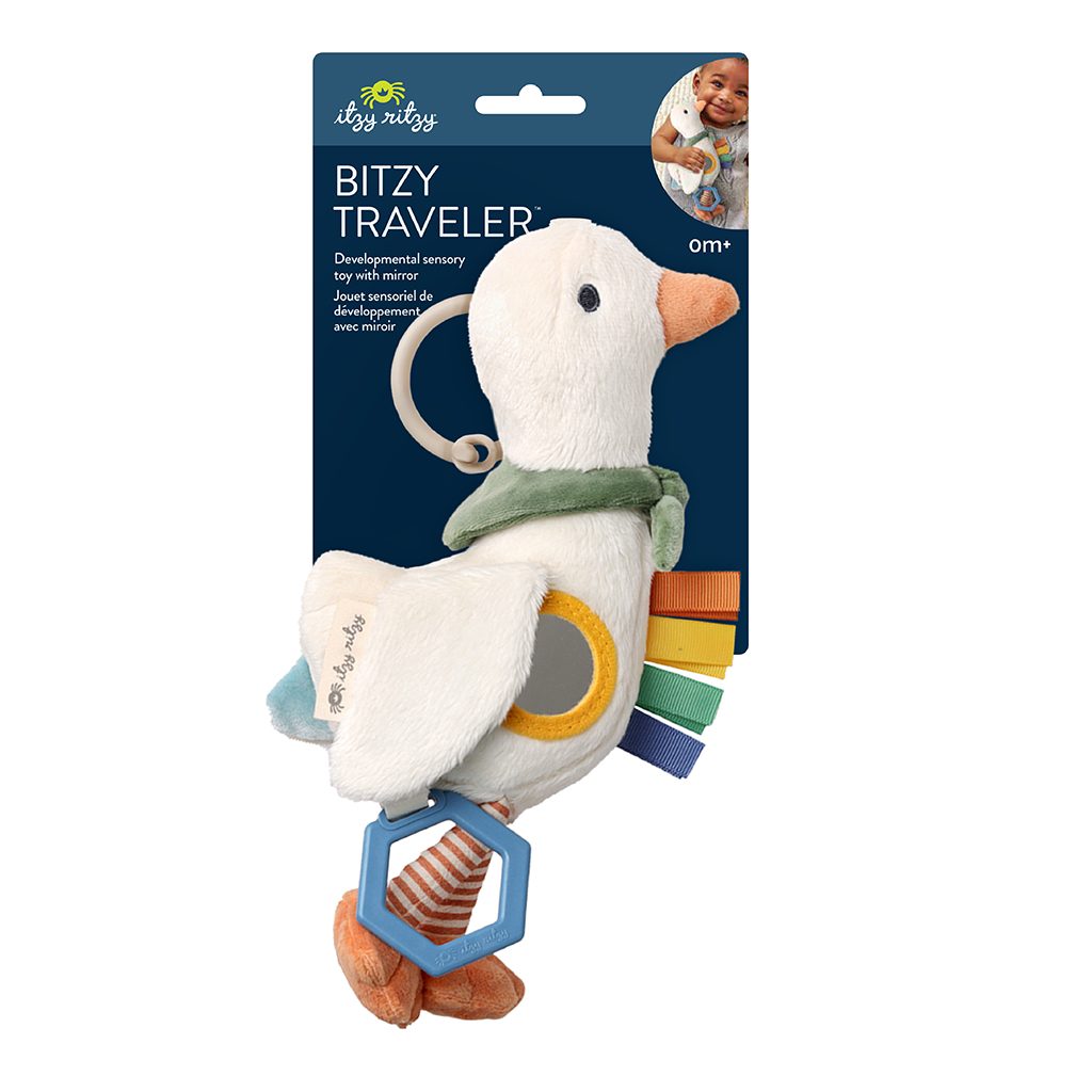 Itzy Ritzy Bitzy Traveler sensory travel toy Goose product photo 1 Itzy Ritzy Bitzy Traveler sensory travel toy Goose product photo 1