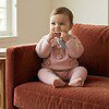 Itzy Ritzy Itzy Trio silicone teether Bows Itzy Ritzy Itzy Trio multi textured silicone teether in the Bows style