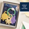 Itzy Ritzy Itzy Trio silicone teether Charcuterie Itzy Ritzy Itzy Trio multi textured silicone teether in the Charcuterie style