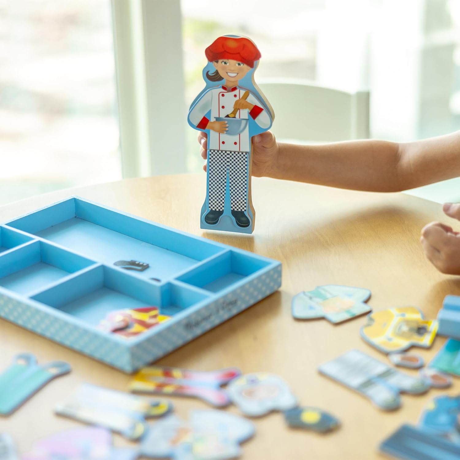 Melissa & Doug Julia Magnetic Dress Up Wooden Doll Pretend Play Set 25 Pcs Toy Melissa & Doug Julia Magnetic Dress Up Wooden Doll Pretend Play Set 25 Pcs Toy