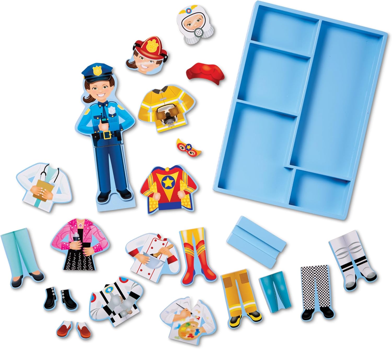 Melissa & Doug Julia Magnetic Dress Up Wooden Doll Pretend Play Set 25 Pcs Toy Melissa & Doug Julia Magnetic Dress Up Wooden Doll Pretend Play Set 25 Pcs Toy