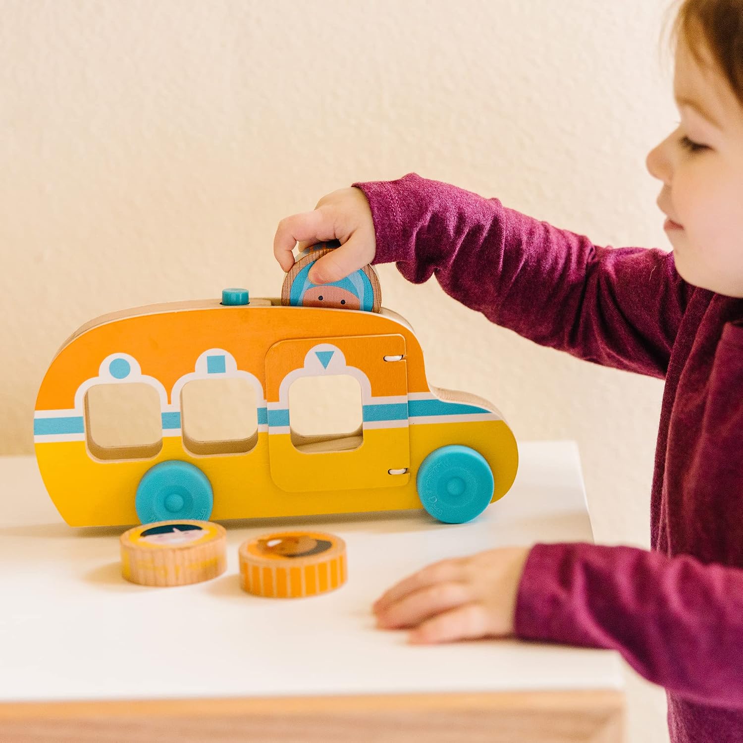 Private: Melissa & Doug GO Tots Wooden Roll & Ride Bus 3 Disks Infants Toddlers Car Vehicle Development Play Private: Melissa & Doug GO Tots Wooden Roll & Ride Bus 3 Disks Infants Toddlers Car Vehicle Development Play