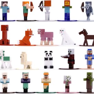 Private: Minecraft Nano MetalFigs Mine Craft Die-Cast Metal Mini-Figure Jada Toys 12 Alex Steve Zombie