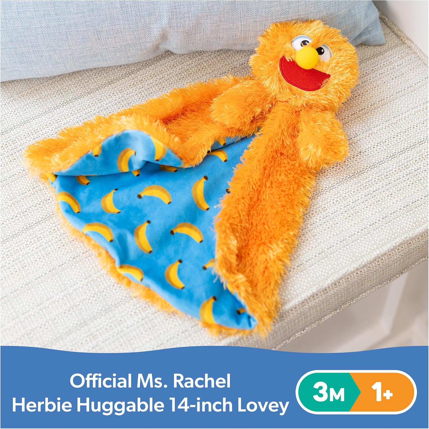 Private: Ms Rachel Official Herbie Huggable Lovey Machine Washable Security Blanket Babies Ages 3 Months to 1+ Ms Rachel Youtube